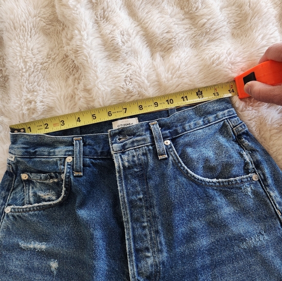 Citizens of Humanity Premium Vintage Wide Leg Cropped Jeans - Picture 8 of 10